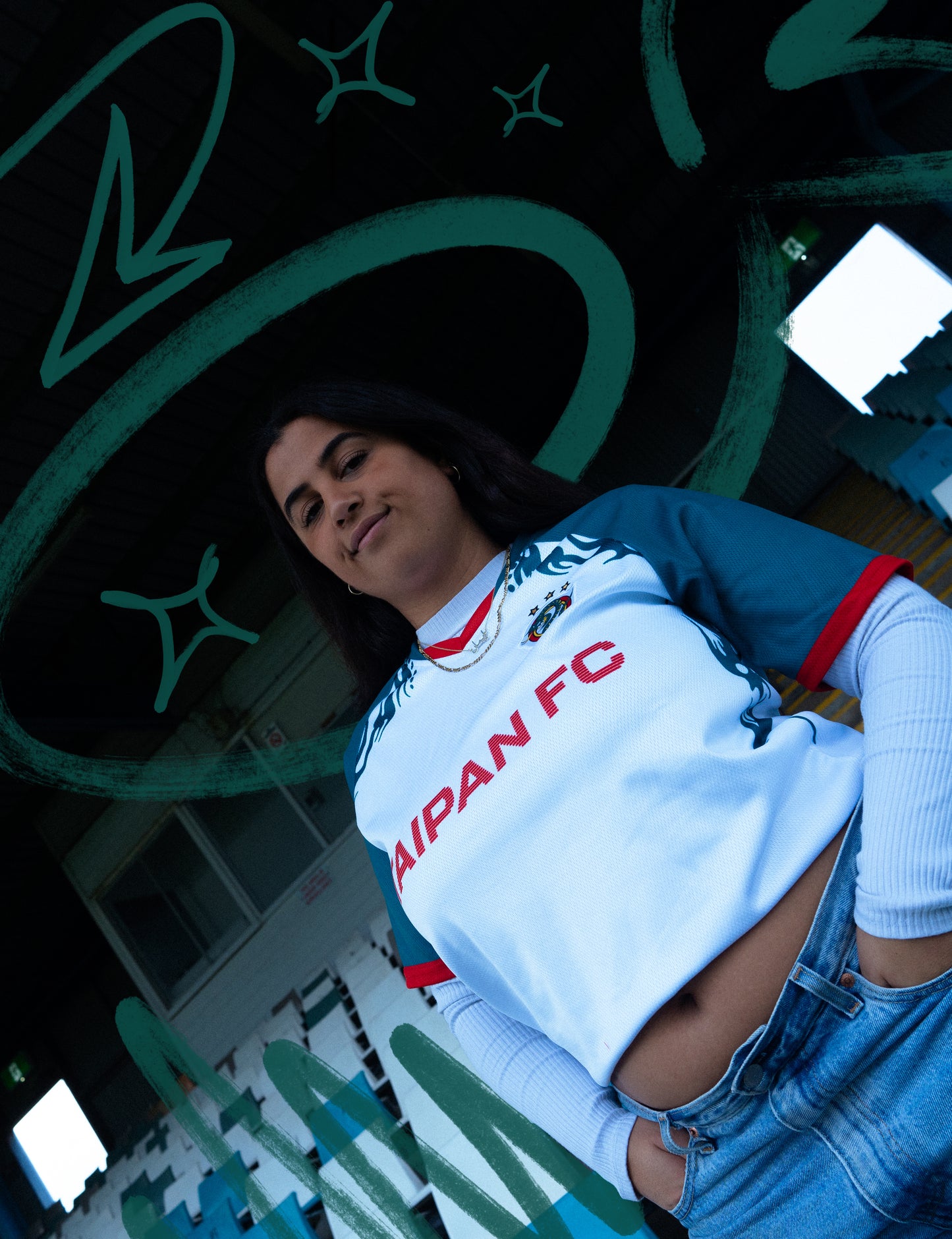 Taipan FC Jersey - Away Green
