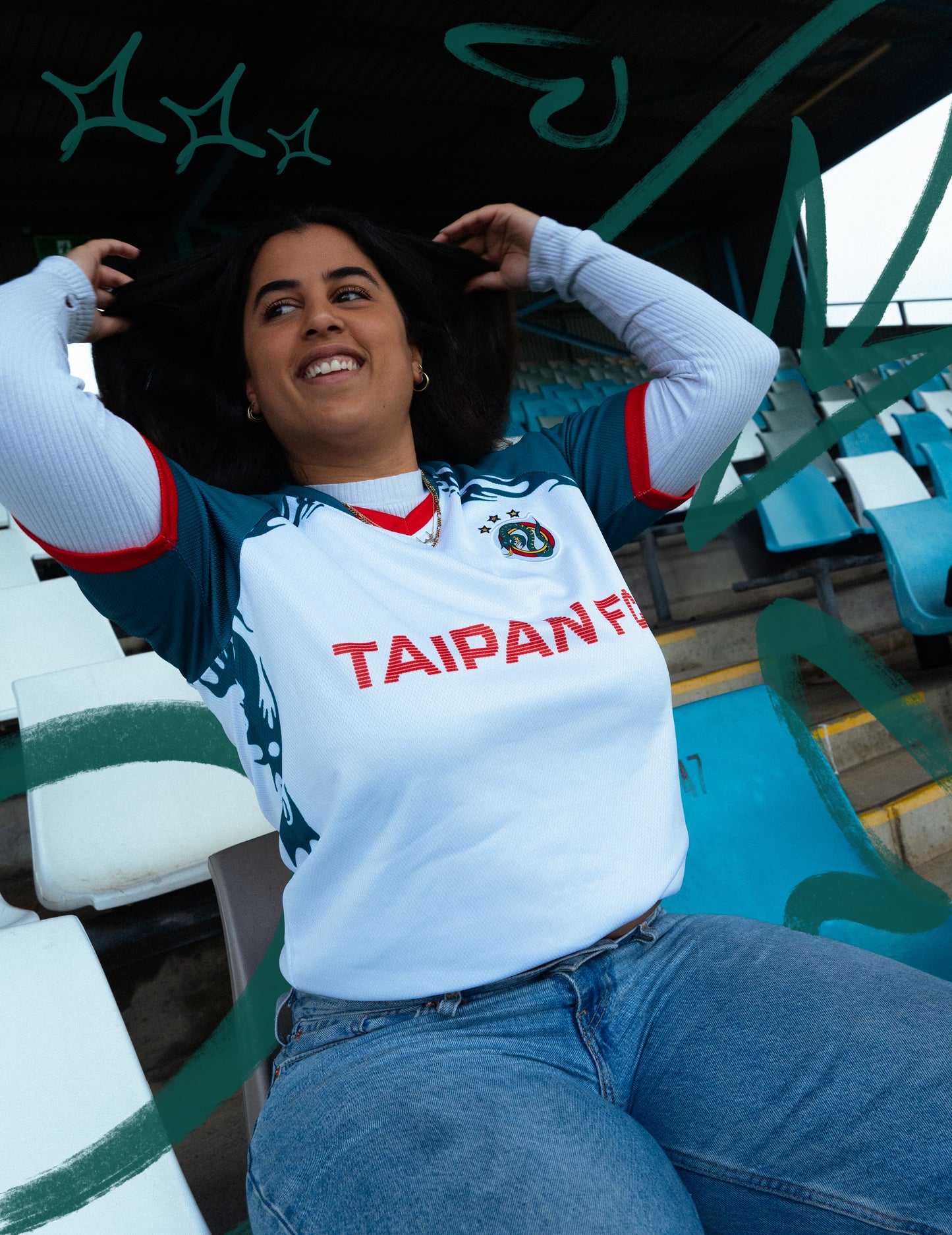 Taipan FC Jersey - Away Green