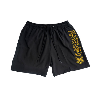 Serpent Shorts- Black