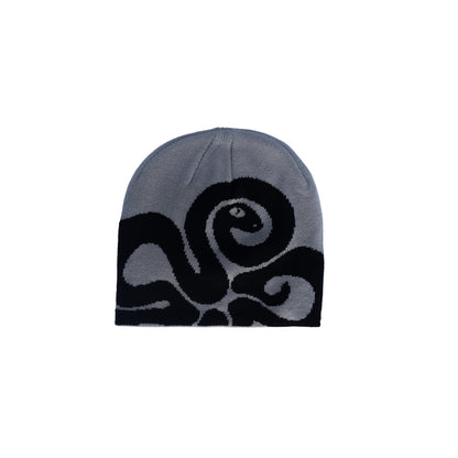 Ocean Viper Jacquard Beanie - Stone Grey