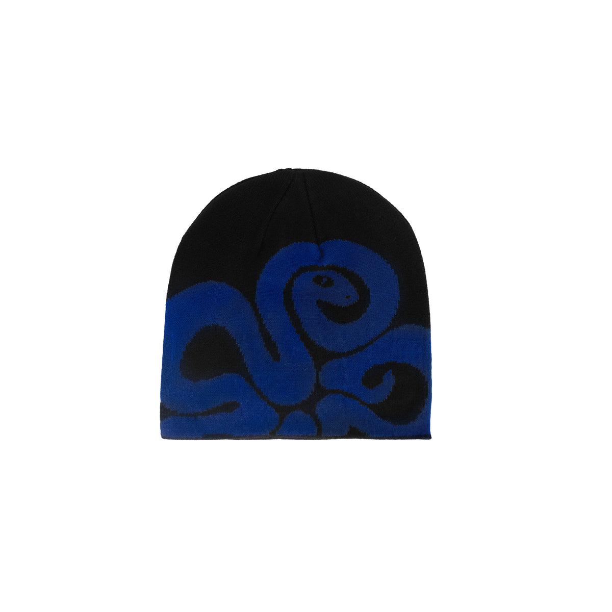 Ocean Viper Jacquard Beanie - Deep Sea Blue