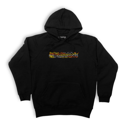 Tri Colour Serpent Hood - Red/Blue/Yellow