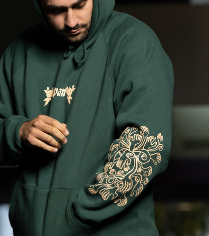 Return of the Hands Hoodie - Forest Green
