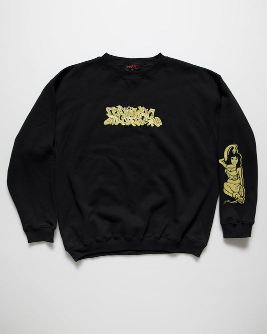 Wild Girl Crewneck Yellow
